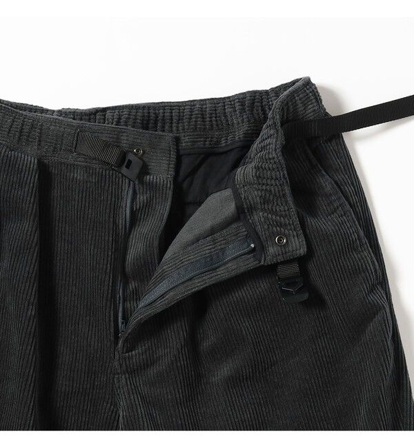 BEAMS「ワイドテーパード ウェービング  コーデュロイパンツ」|チノ|
