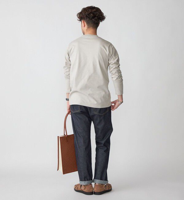 SHIPS「SHIPS: 抗菌・防臭 NANO-FINE(R) ハイゲージ クルーネック Tシャツ (ロンT)」|Tシャツ・カットソー|