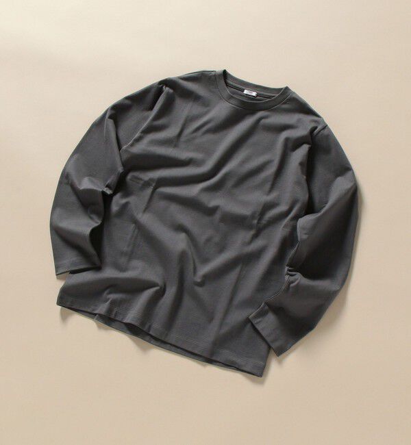 SHIPS「SHIPS: 抗菌・防臭 NANO-FINE(R) ハイゲージ クルーネック Tシャツ (ロンT)」|Tシャツ・カットソー|