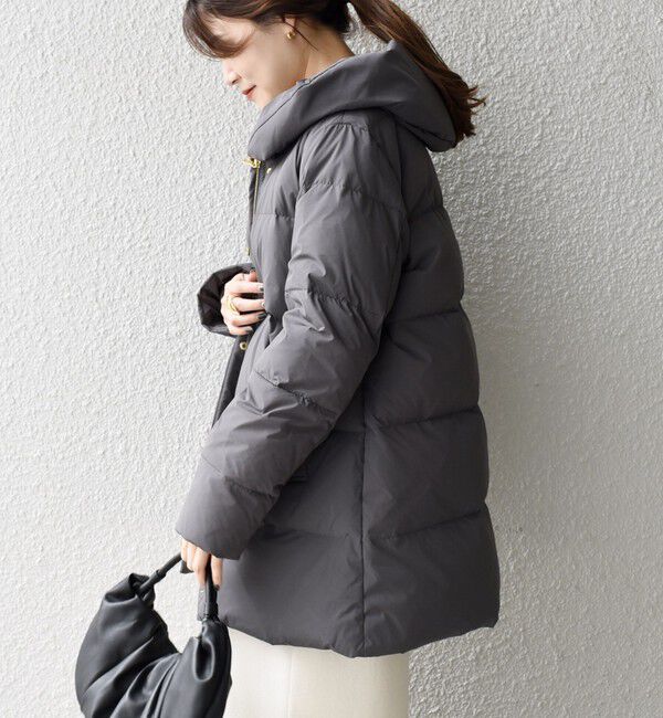 SHIPS for women「*〈手洗い可能〉ショールカラー ミディ ダウン ◇」|その他|