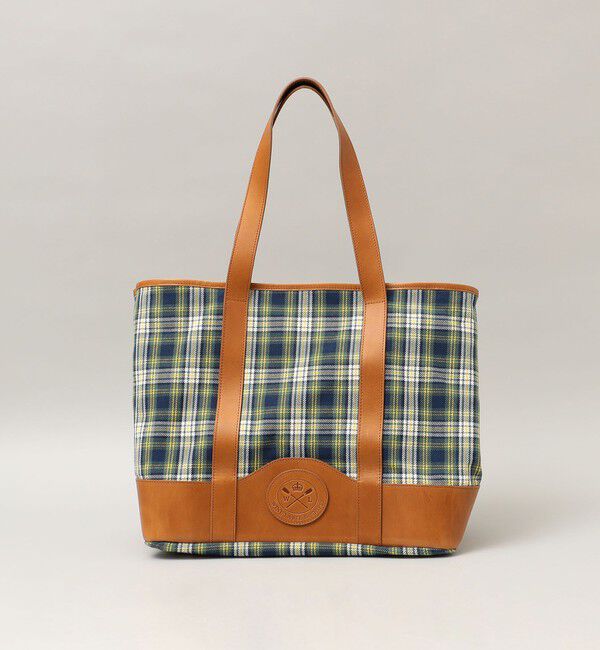 SHIPS「WINE LABEL: TARTANCHECK ECO BAG TOTE」|その他|グリーン