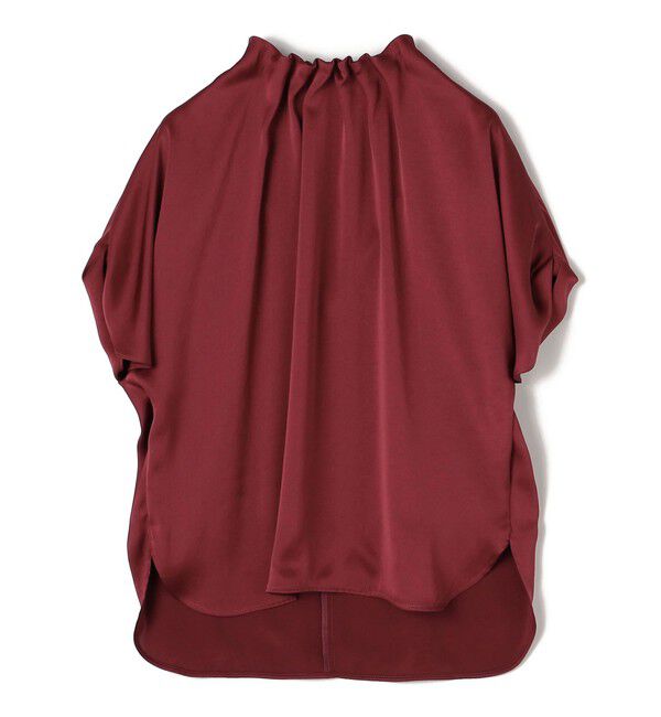 SHIPS for women「〈手洗い可能〉ネック ギャザー ソリッド ブラウス 」|シャツ・ブラウス|