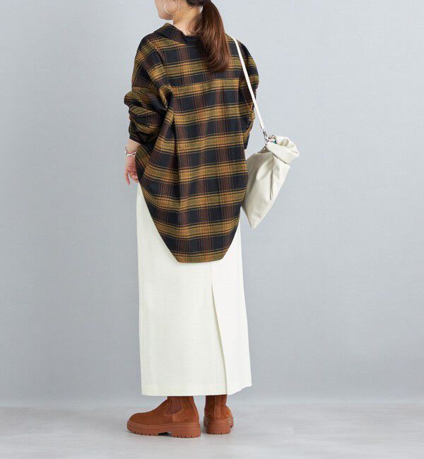 SHIPS for women「〈手洗い可能〉ヘビーミラノリブタイトスカート」|タイト|