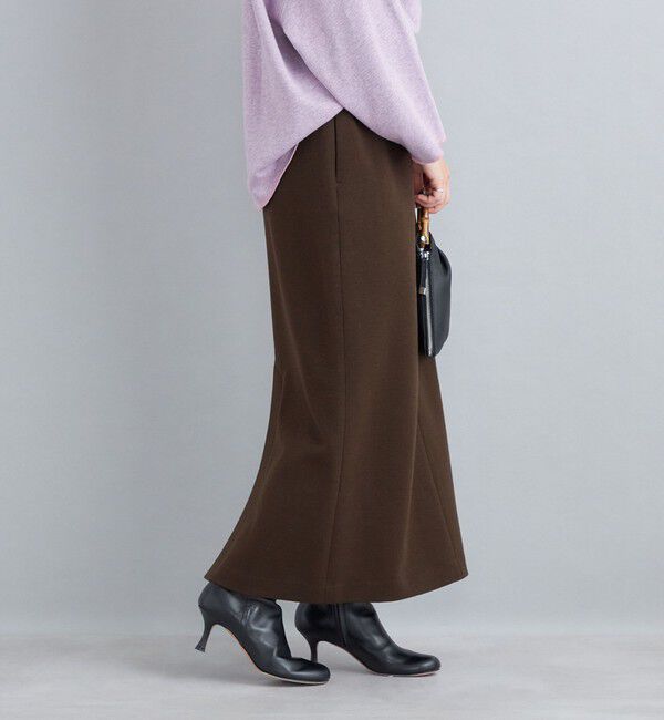 SHIPS for women「〈手洗い可能〉ヘビーミラノリブタイトスカート」|タイト|