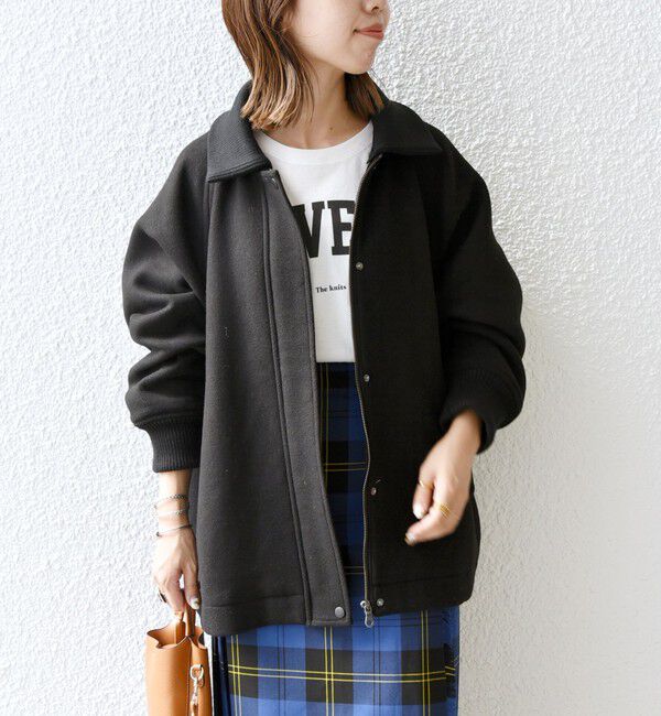 SHIPS any「【WEB限定】SHIPS any: 2WAY ジップ ブルゾン」|ブルゾン・スタジャン|