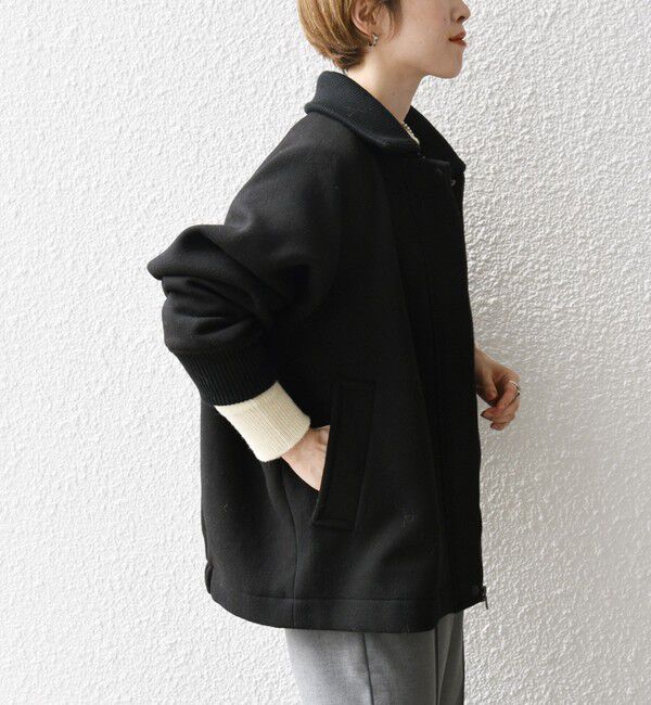 SHIPS any「【WEB限定】SHIPS any: 2WAY ジップ ブルゾン」|ブルゾン・スタジャン|