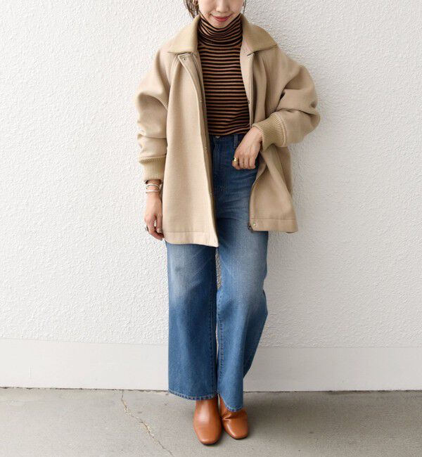 SHIPS any「【WEB限定】SHIPS any: 2WAY ジップ ブルゾン」|ブルゾン・スタジャン|