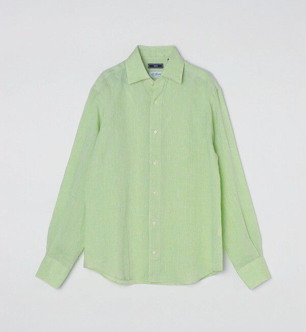 SHIPS「SHIPS: ウォッシュド リネン 無地 シャツ」|シャツ・ブラウス|