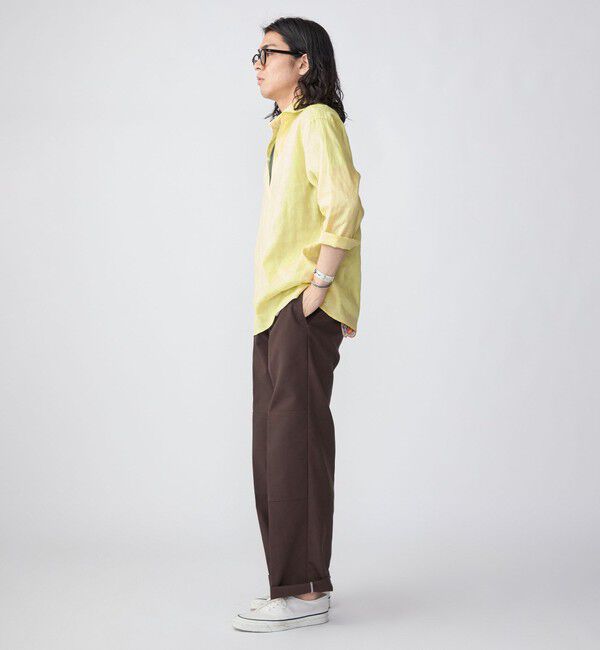 SHIPS「SHIPS: SOLOTEX(R) サフィランリネン リラックス 7スリーブ カプリシャツ」|シャツ・ブラウス|