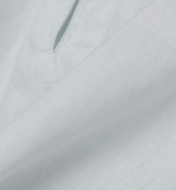 SHIPS「SHIPS: SOLOTEX(R) サフィランリネン リラックス 7スリーブ カプリシャツ」|シャツ・ブラウス|