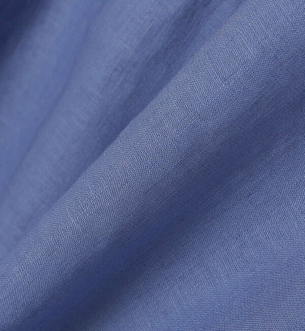 SHIPS「SHIPS: SOLOTEX(R) サフィランリネン リラックス 7スリーブ カプリシャツ」|シャツ・ブラウス|