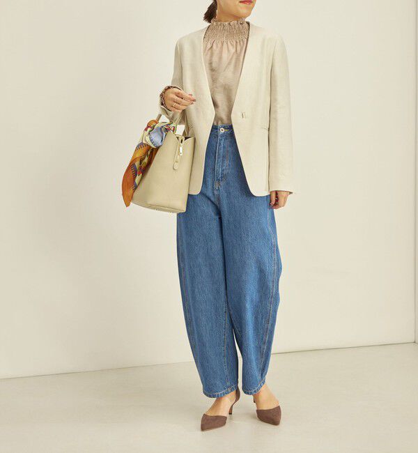 SHIPS for women「NALYA セットアップ ノーラペル ジャケット◇」|ノーカラージャケット|