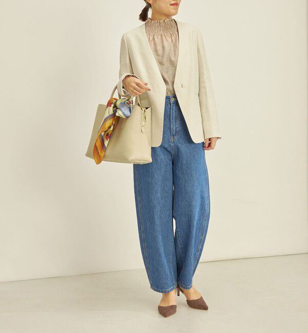 SHIPS for women「NALYA セットアップ ノーラペル ジャケット◇」|ノーカラージャケット|