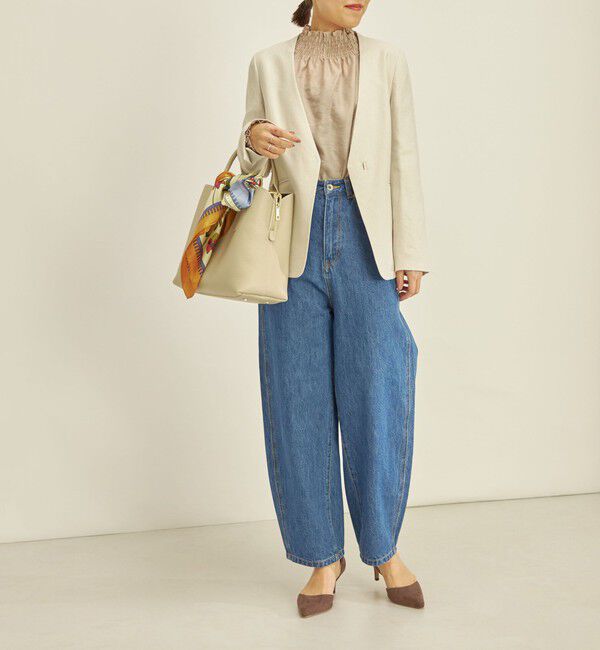 SHIPS for women「NALYA セットアップ ノーラペル ジャケット◇」|ノーカラージャケット|