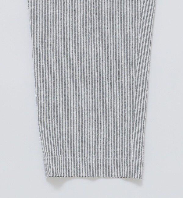 SHIPS「SHIPS:〈手洗い可能〉 サフィラン リネン シアサッカー パンツ (セットアップ対応)」|スラックス|