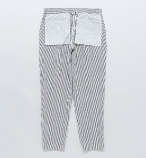 SHIPS「SHIPS:〈手洗い可能〉 サフィラン リネン シアサッカー パンツ (セットアップ対応)」|スラックス|