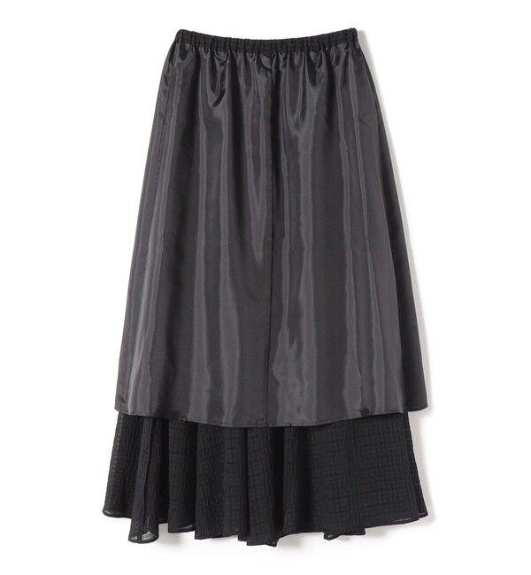 SHIPS for women「〈手洗い可能〉シアサッカー チェック ボリューム スカート◇」|スカート|