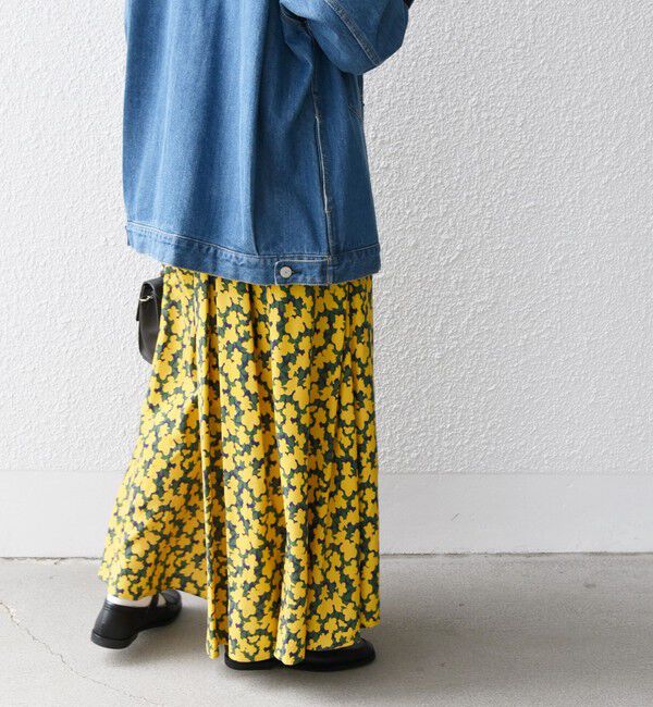 SHIPS any「SHIPS any: SPRINTEX フラワー サーキュラー スカート」|スカート|