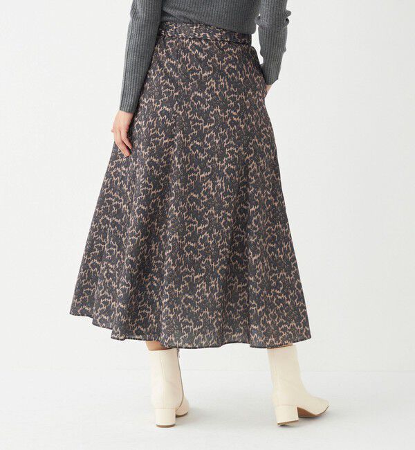 SHIPS Colors 「SHIPS Colors:〈洗濯機可能〉MULHOUSE レオパード フレアスカート」|スカート|