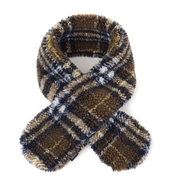 SHIPS KIDS「SHIPS KIDS:チェック ボア マフラー」|マフラー|