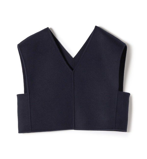 SHIPS for women「SUPER140 ジーロンウール オーバー ベスト 2」|ベスト・ジレ|