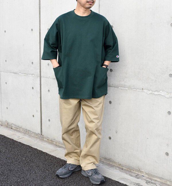 SHIPS any「【SHIPS any別注】Champion: ドルマン キャンプポケット Tシャツ 25SS◇」|Tシャツ・カットソー|
