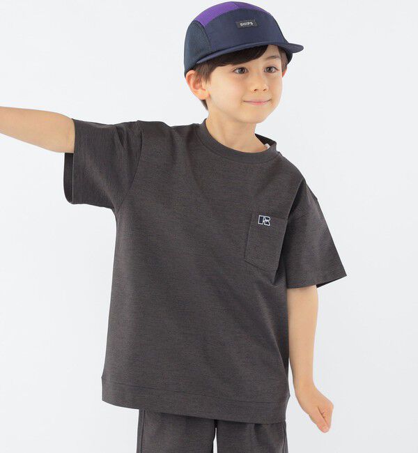 SHIPS KIDS「【SHIPS KIDS別注】RUSSELL ATHLETIC:100～130cm /〈吸水速乾/抗菌/防臭〉TEE」|Tシャツ・カットソー|