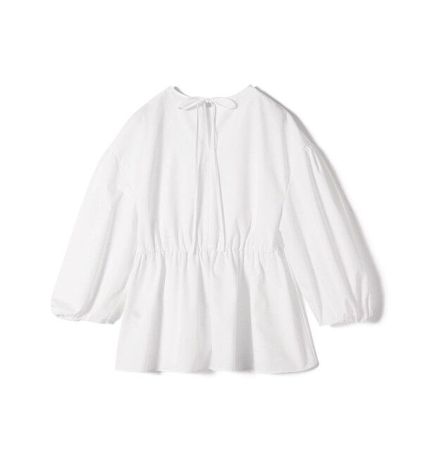 SHIPS for women「〈手洗い可能〉ポリエステル 綿 ウエスト ゴム ブラウス ◇」|シャツ・ブラウス|