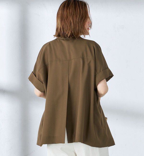 SHIPS for women「〈手洗い可能〉強撚 半袖 テーラードジャケット ◇」|テーラードジャケット|