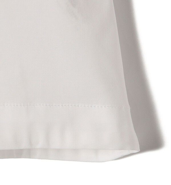 SHIPS for women「〈手洗い可能〉裾 ドロスト メタル ボタン ブラウス」|シャツ・ブラウス|