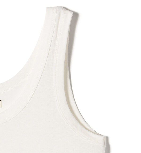 SHIPS for women「Onit:〈手洗い可能〉コットン リネン Uネック タンクトップ」|タンクトップ|