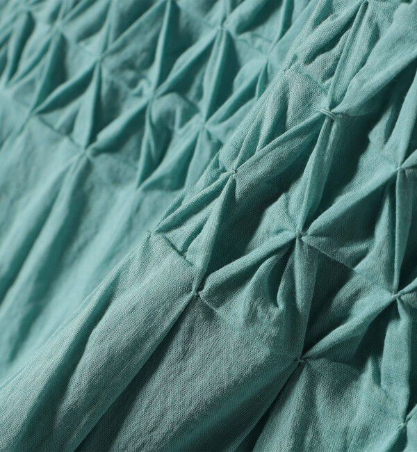 SHIPS any「【WEB限定】SHIPS any: ハンドスモッキング  コットン フレア ノースリーブ ワンピース」|ワンピース|