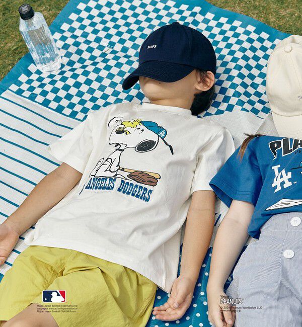SHIPS KIDS「SHIPS KIDS:100～125cm / スヌーピー&times;MLB TEE」|Tシャツ・カットソー|