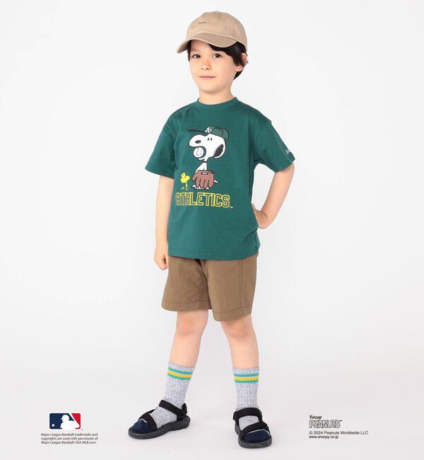 SHIPS KIDS「SHIPS KIDS:100～125cm / スヌーピー&times;MLB TEE」|Tシャツ・カットソー|