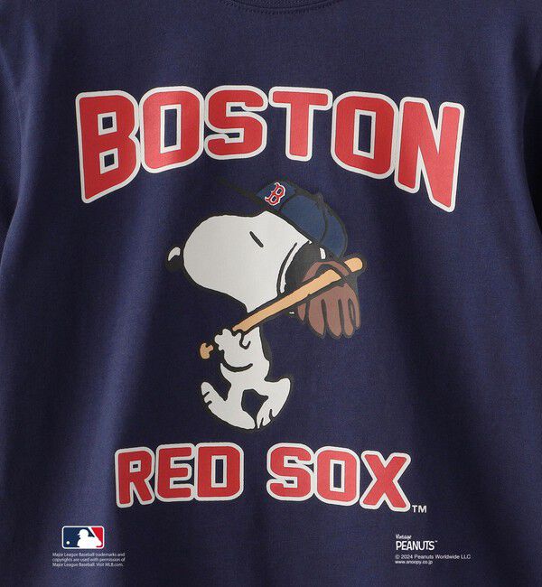 SHIPS KIDS「SHIPS KIDS:100～125cm / スヌーピー&times;MLB TEE」|Tシャツ・カットソー|