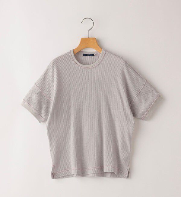 SHIPS KIDS「THYARD:100～125cm / ワッフル 半袖 TEE」|Tシャツ・カットソー|