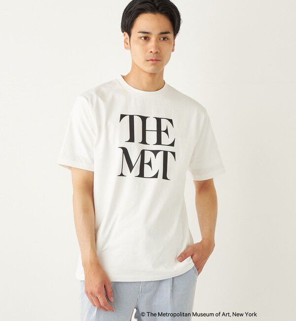 SHIPS Colors 「SHIPS Colors:THE MET コラボ プリントTシャツ」|Tシャツ・カットソー|ライトホワイト