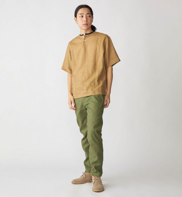 SHIPS「SHIPS: Herdmans リネン 2WAY プルオーバー Tシャツ」|Tシャツ・カットソー|