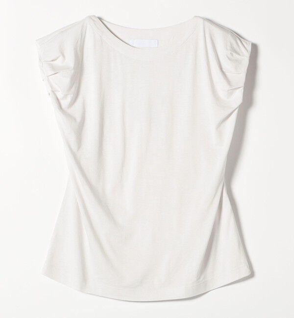 SHIPS any「SHIPS any:〈洗濯機可能〉タックスリーブ デザイン TEE」|Tシャツ・カットソー|