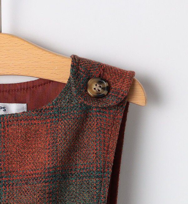 SHIPS KIDS「SHIPS KIDS:80～90cm / ツイード ワンピース」|ジャンパースカート|