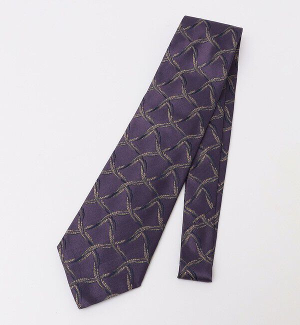 SHIPS「【SHIPS別注】Stefano Cau: シルク ジャカード ラティス ネクタイ」|ネクタイ・蝶ネクタイ|プラム