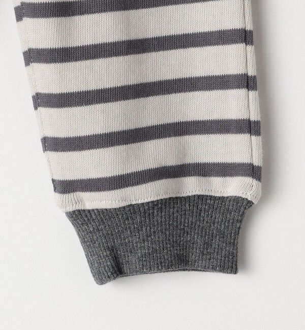 SHIPS KIDS「SHIPS KIDS:80～90cm / ボーダー リブ パンツ」|その他ベビーウェア|