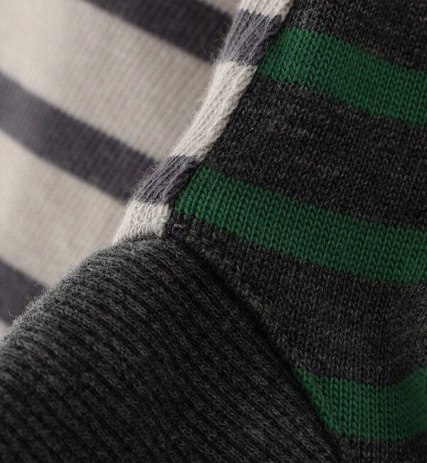 SHIPS KIDS「SHIPS KIDS:80～90cm / ボーダー リブ パンツ」|その他ベビーウェア|