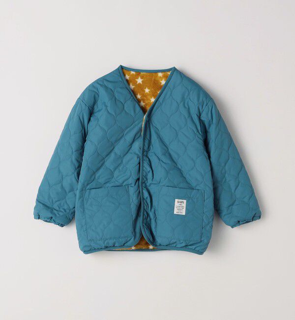 SHIPS Colors 「SHIPS Colors: 80～130cm / リバーシブル キルティング ボア ブルゾン」|ブルゾン・スタジャン|