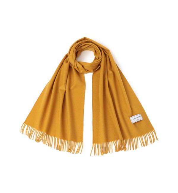 SHIPS any「SHIPS any: カシミヤ チェック / ソリッド シングル ストール◇」|マフラー|