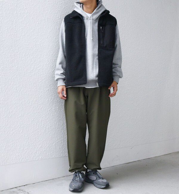 SHIPS any「SHIPS any: ストレッチ 裏起毛 ウォーム 2タック ワイド イージー パンツ◇」|チノ|