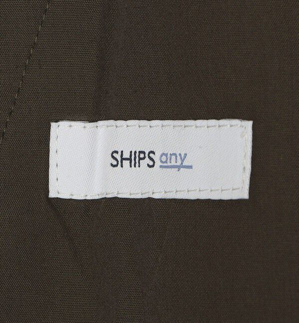 SHIPS any「SHIPS any: ストレッチ 裏起毛 ウォーム 2タック ワイド イージー パンツ◇」|チノ|