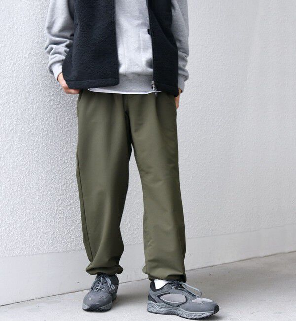 SHIPS any「SHIPS any: ストレッチ 裏起毛 ウォーム 2タック ワイド イージー パンツ◇」|チノ|