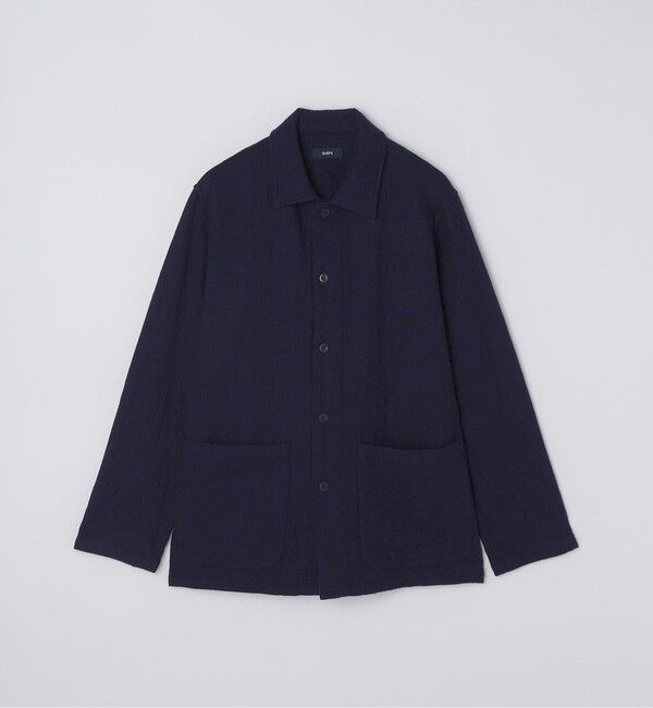 SHIPS「SHIPS: ブラッシュド シャツ アウター」|ブルゾン・スタジャン|