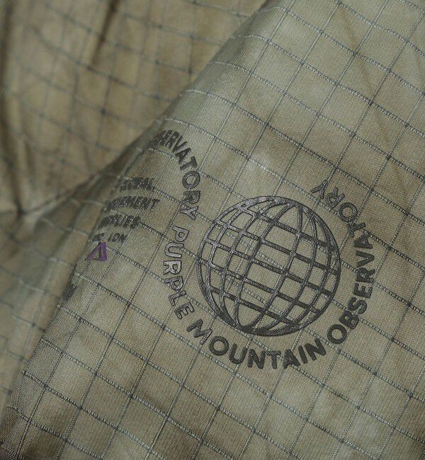 SHIPS「PURPLE MOUNTAIN OBSERVATORY: WAVES TIE DYE VEST」|ダウンベスト・ベスト|